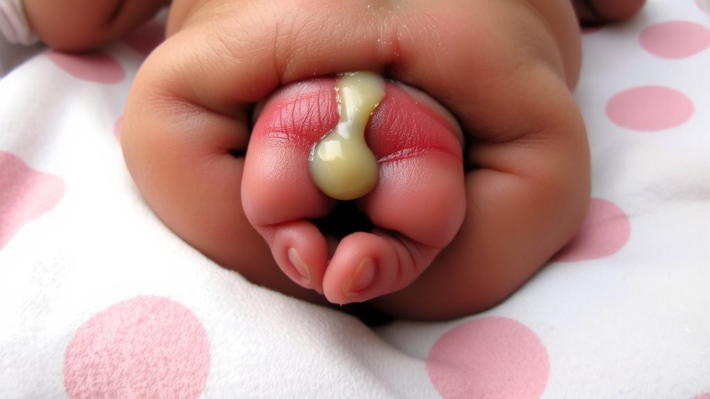 infected umbilical stump signs