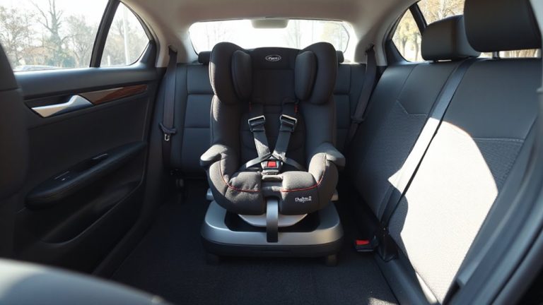 install forward facing seat with lap belt