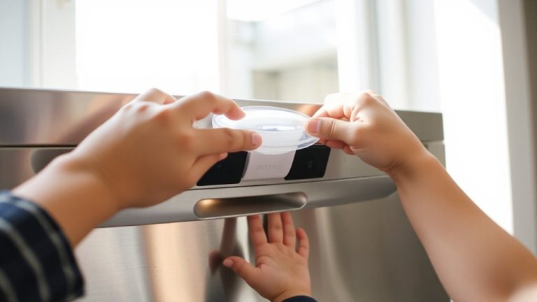 install safety latches on dishwashers