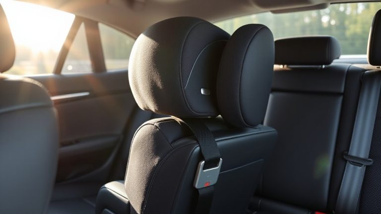 install seat avoiding console tether interference