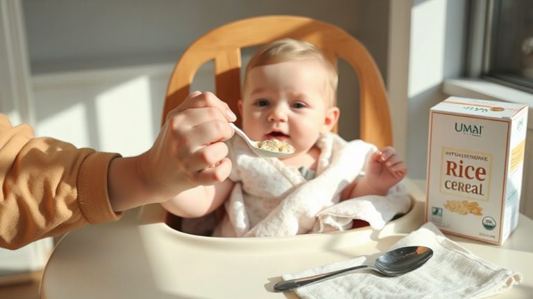 introducing rice cereal safely