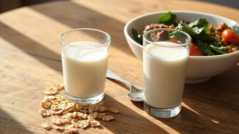 iron rich foods and milk timing
