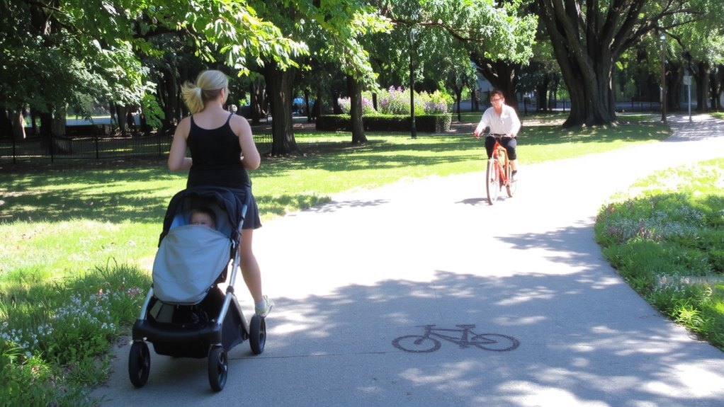 jogging strollers now permitted