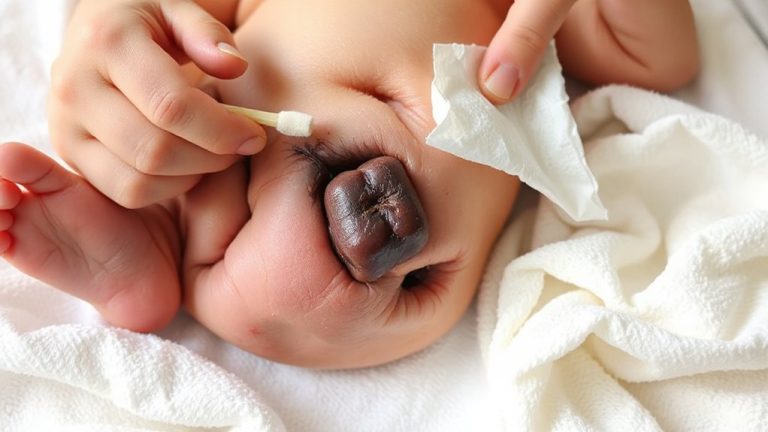 keep umbilical area dry