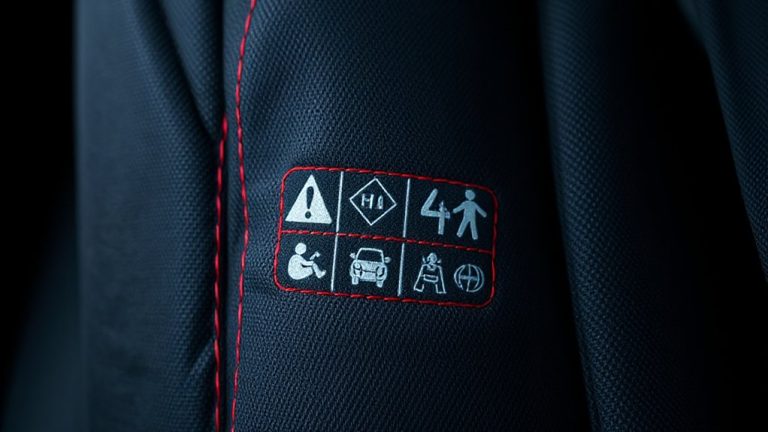 labeling requirements for car seats
