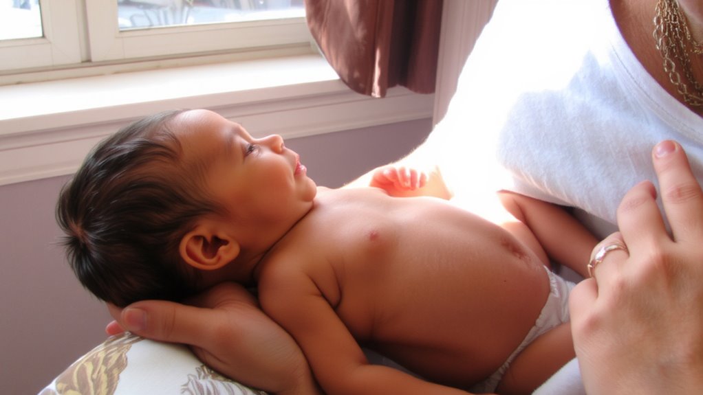 laid back feeding position