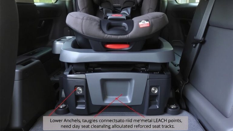 latch lower anchors forward facing