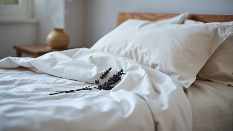 lavender linens for sleep