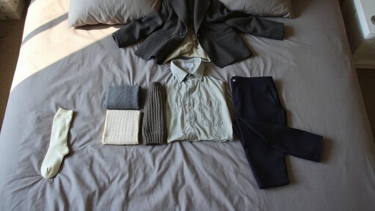 lay clothes sequentially night