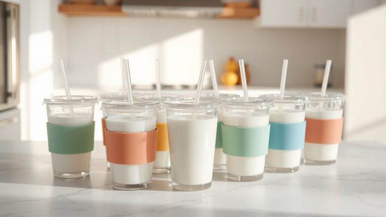 leak resistant straw cups for milk