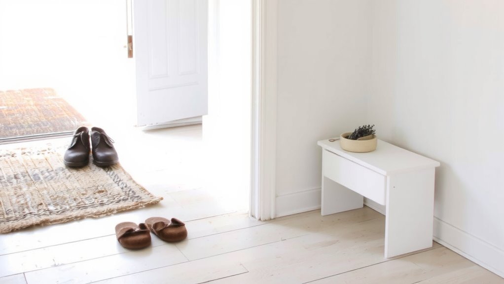 leave shoes at door