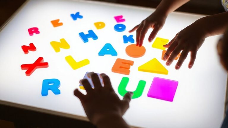light table literacy and color exploration