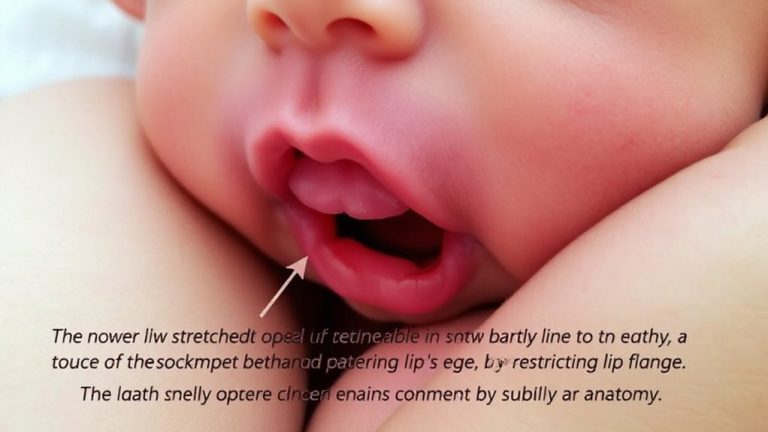 lip tie affects breast latching