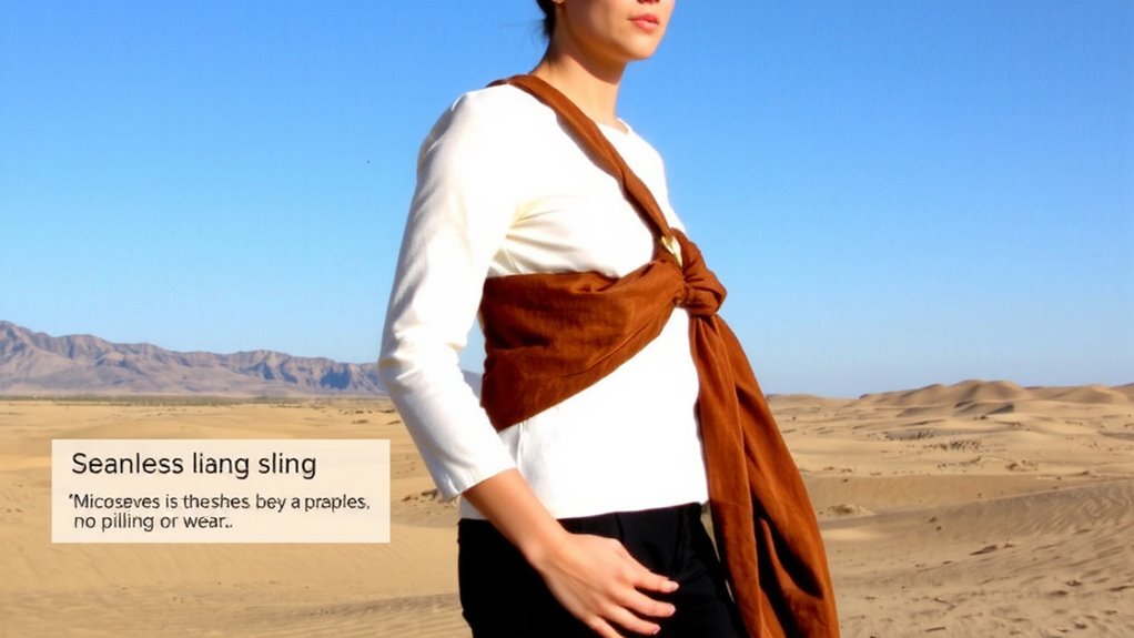 long sleeves prevent chafing