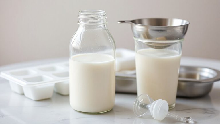 maintaining milk purity with formula