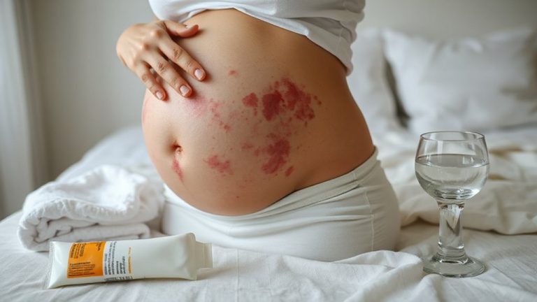manage gestational pemphigoid symptoms