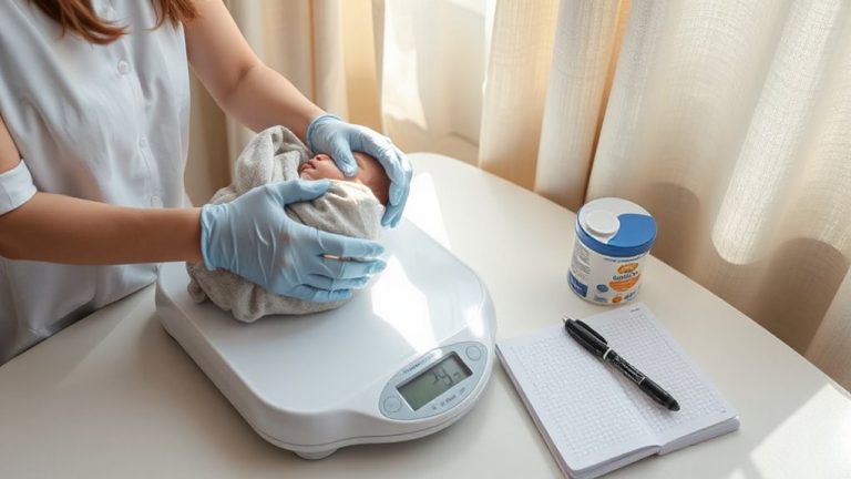 monitor baby weight gain