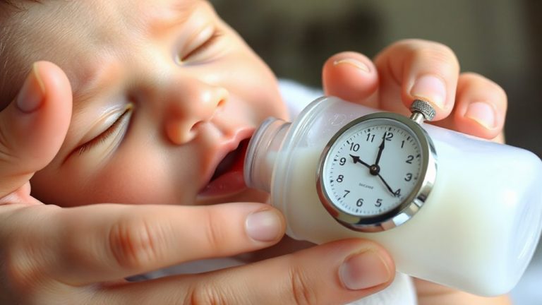 monitor bottle feeding duration