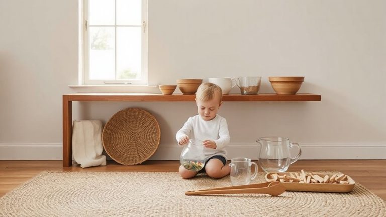 montessori practical life setup