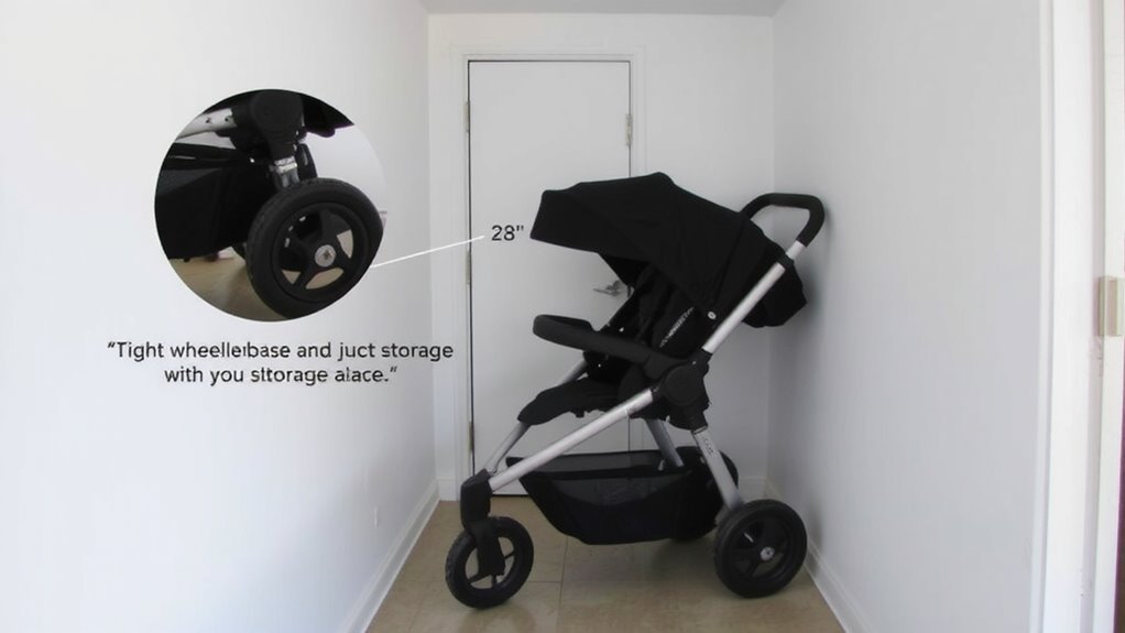 narrow compact lightweight foldable