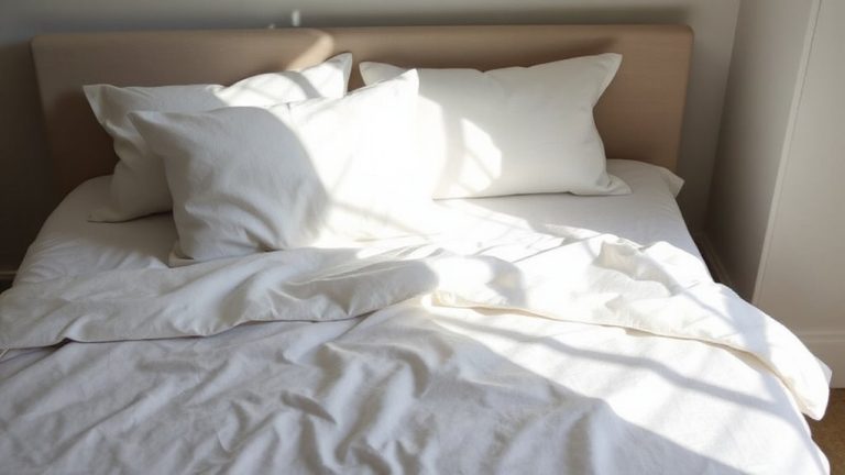 no decorative pillows in sleep area