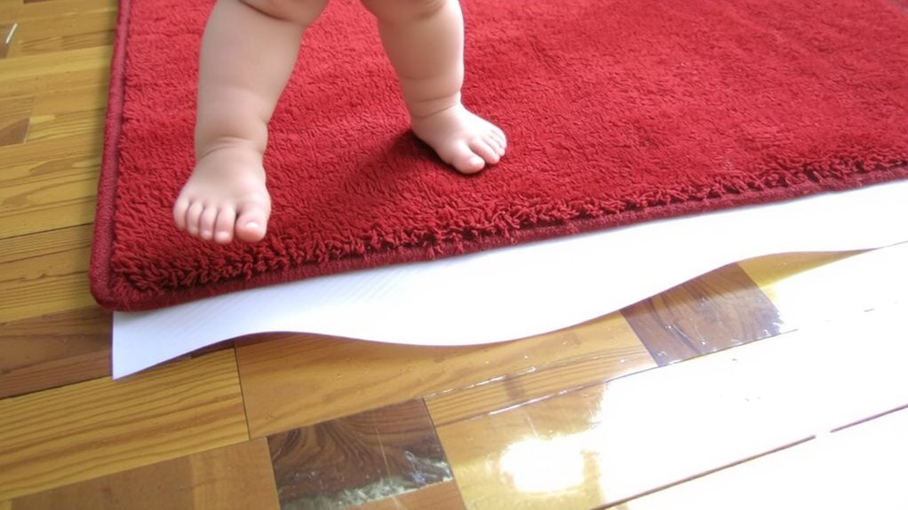 non slip rug safety