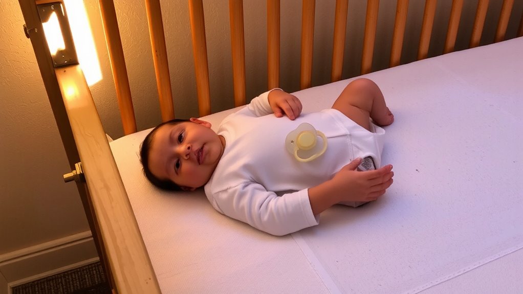 offer pacifier at sleep onset