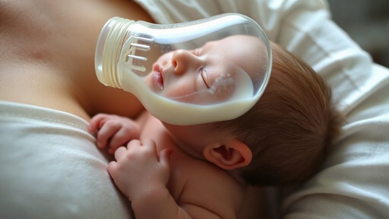 optimal bottle angles for infants