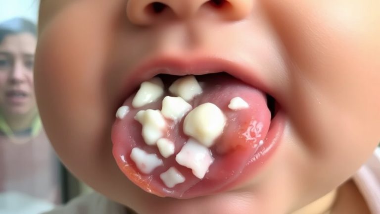 oral thrush affects infant feeding