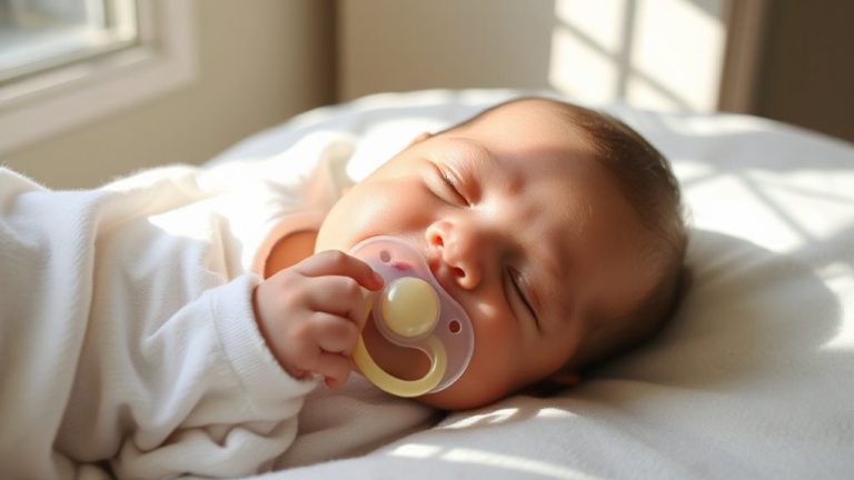 pacifiers reduce reflux and sucking needs