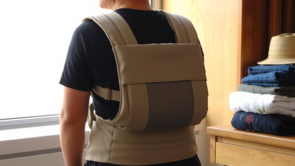 padded adjustable straps for comfort