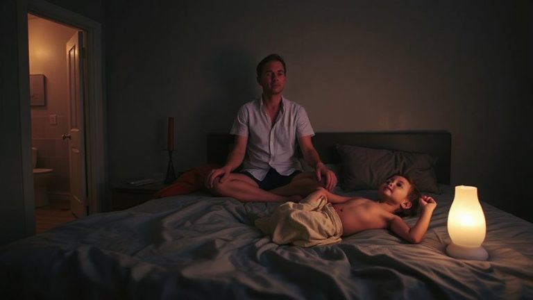 parental calm fosters sleep readiness