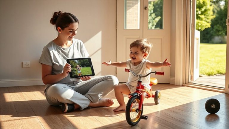 photo review with toddlers
