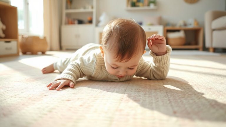 place baby on soft mat