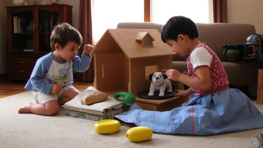 play pretend build speech