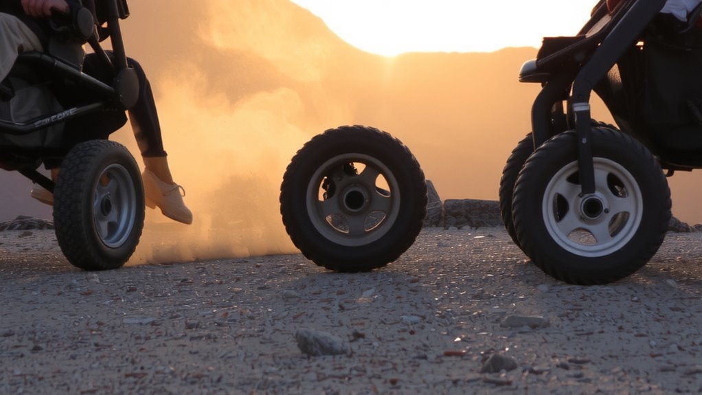 pneumatic tires optimize shock absorption