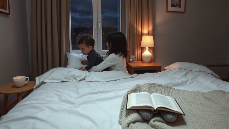 predictable routines for early sleep