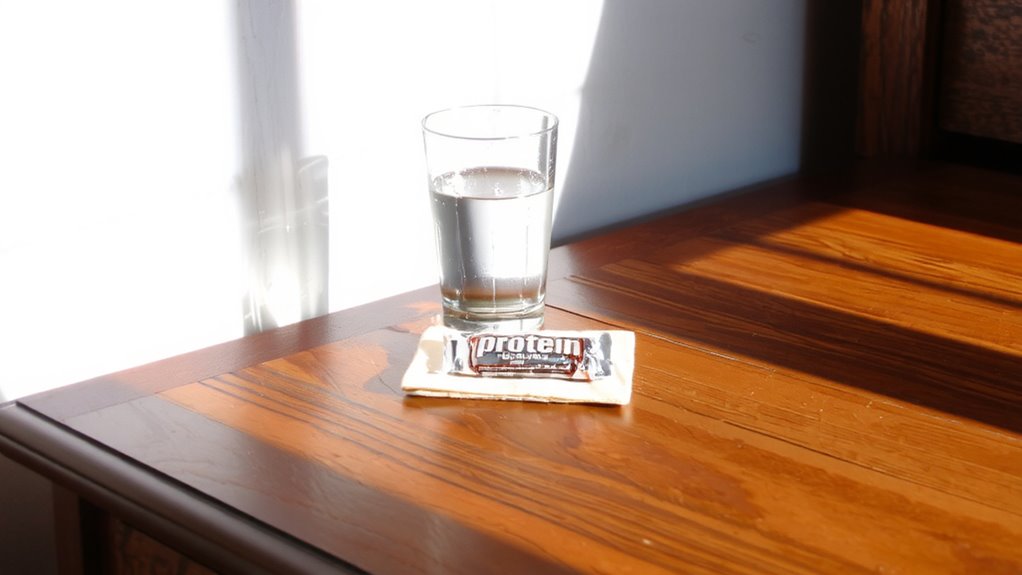 prep water snack bedside