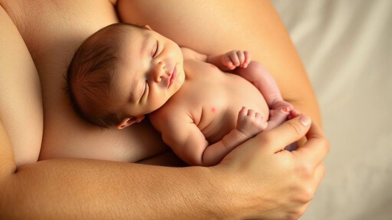 proper baby feeding posture