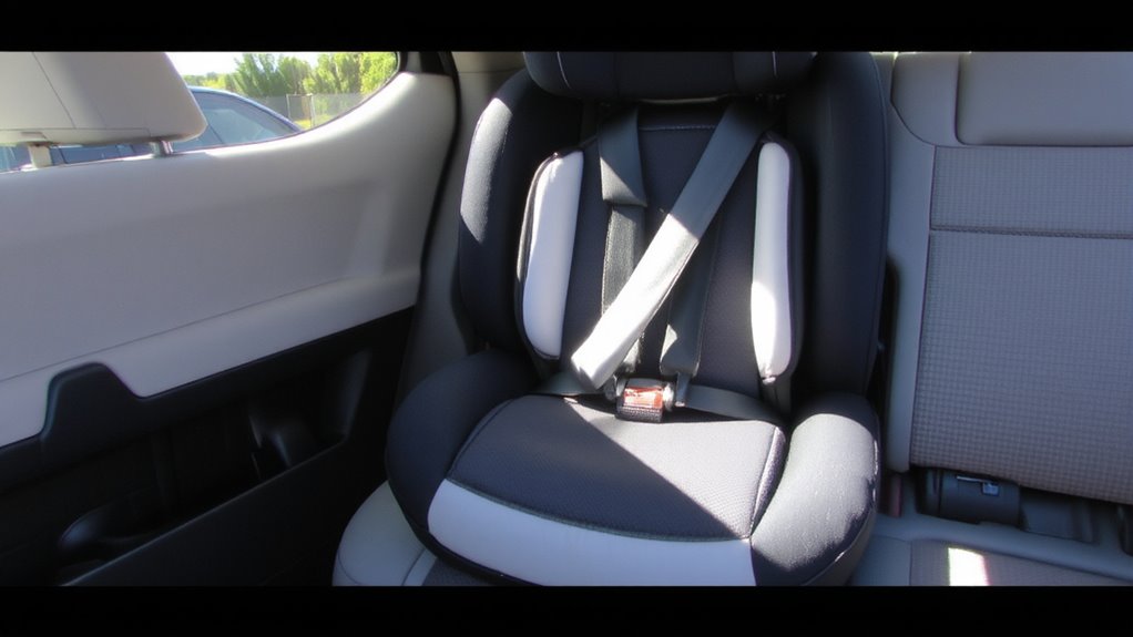 proper seat belt routing