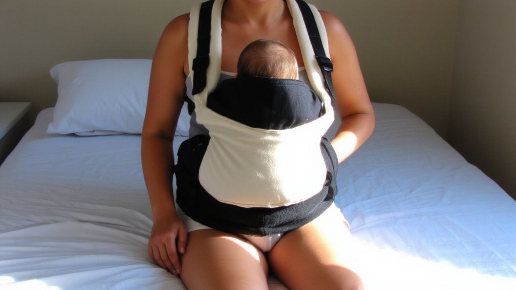 proper strap and waistband placement