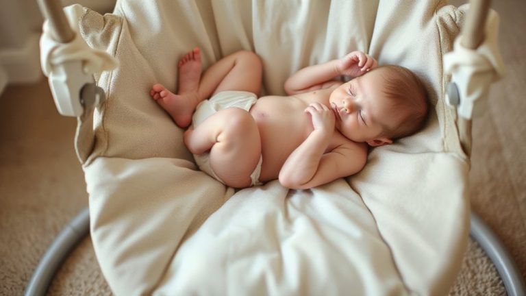 proper stump safe baby positioning