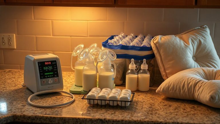 pumping and storing breast milk