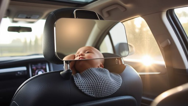 rear facing car seat mirrors