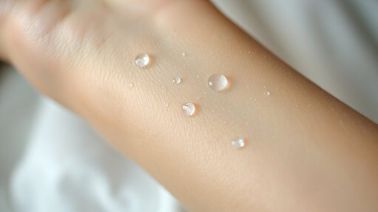 recalling amniotic fluid with scented lotion