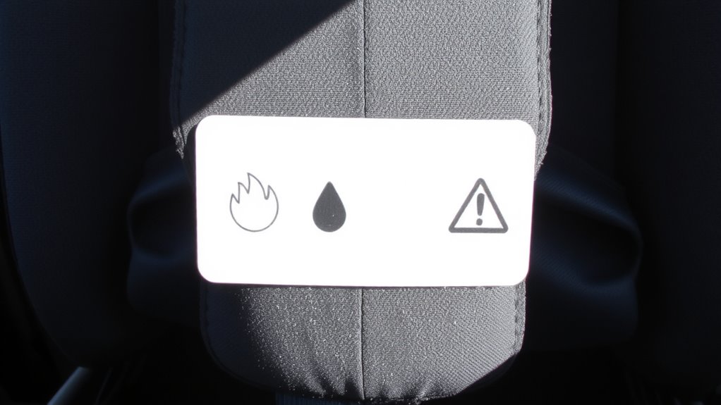 required car seat warnings