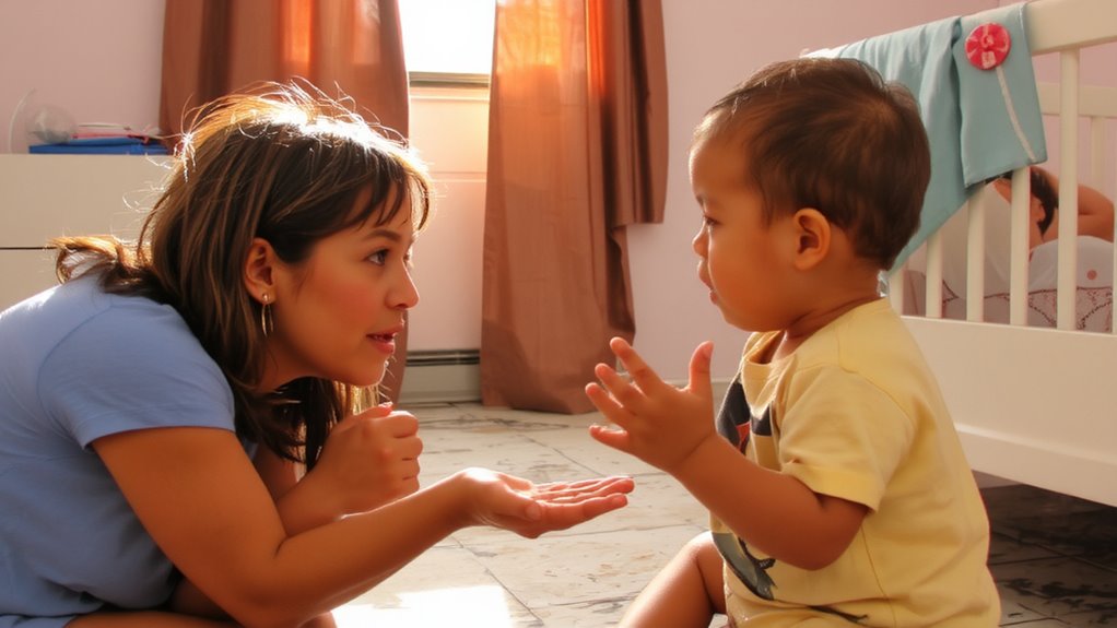 respond to babbles like conversation