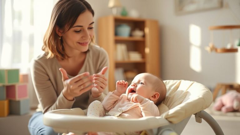 responding to baby babbles purposefully