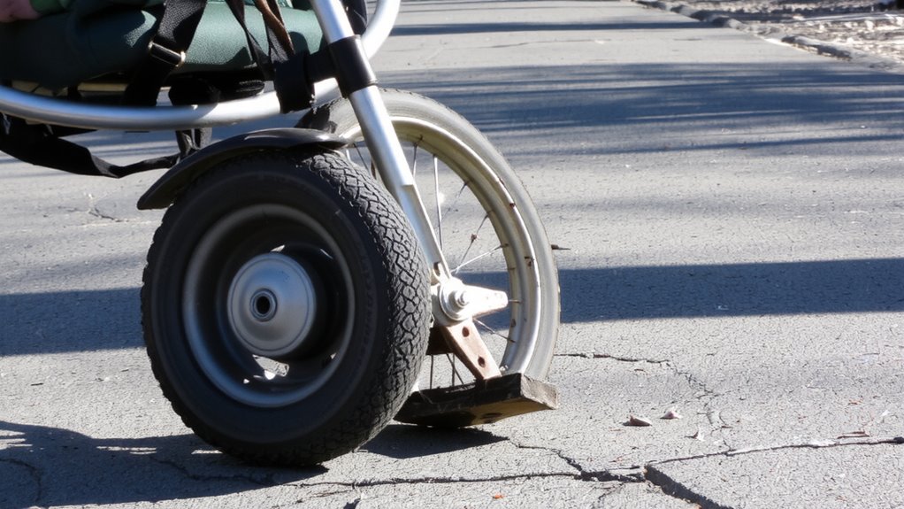 retire stroller immediately for safety