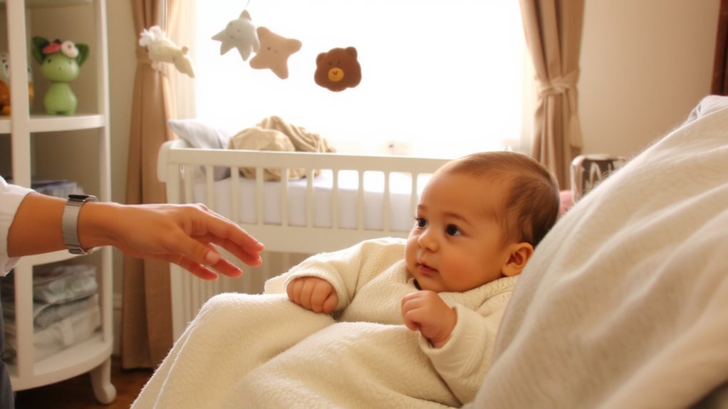 rhythm and touch encourage babbling